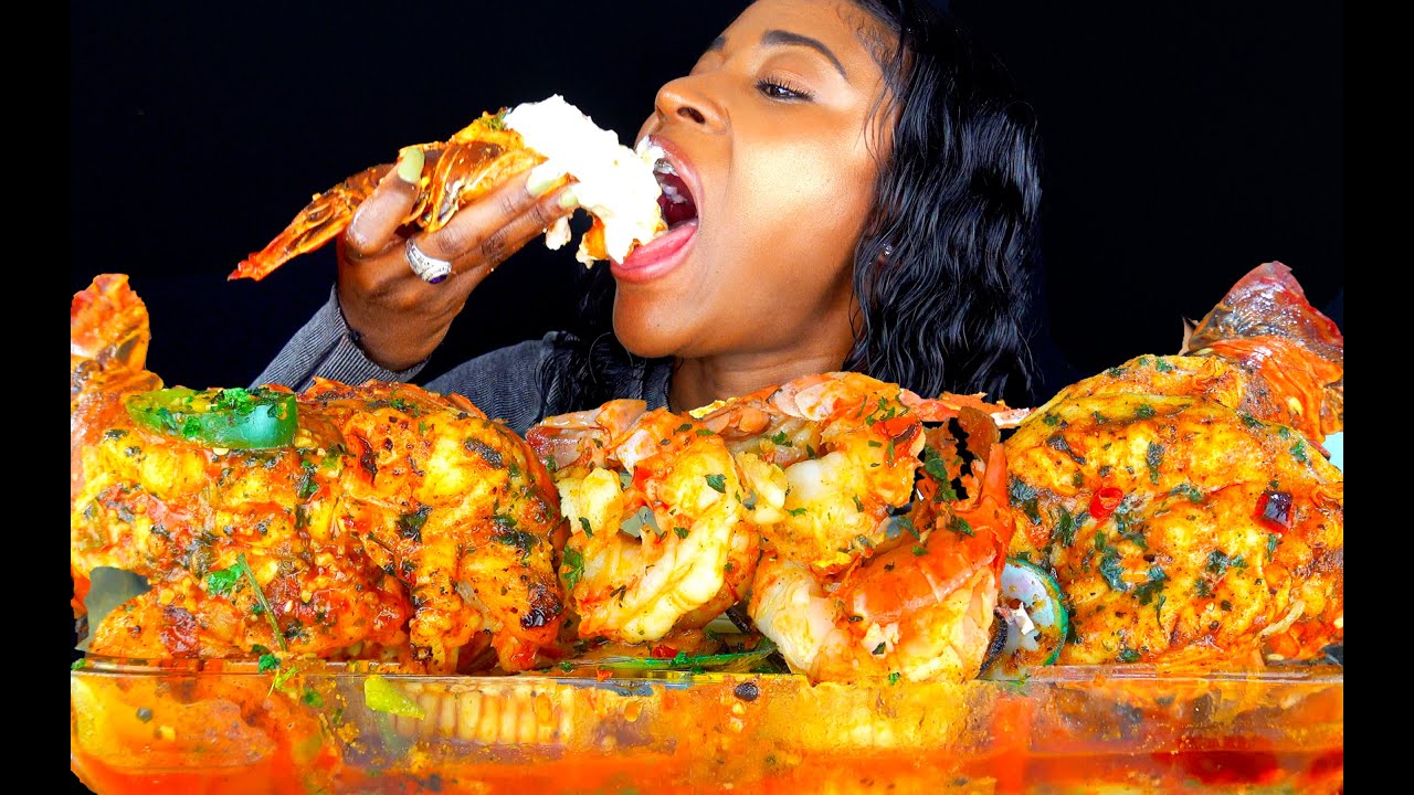 KING CRAB SEAFOOD MUKBANG | MY SISTER | ALFREDO SAUCE | LOBSTER DESHELLED SEAFOOD BOIL | ASMR EATING