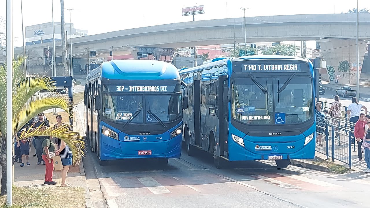 Movimentaçao De Onibus BRT Sorocaba todos os Setores Leste/Oeste/Norte/Sul (Especial) 1h