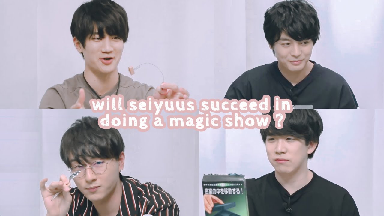 [ENG] will seiyuus succeed in doing a magic show?