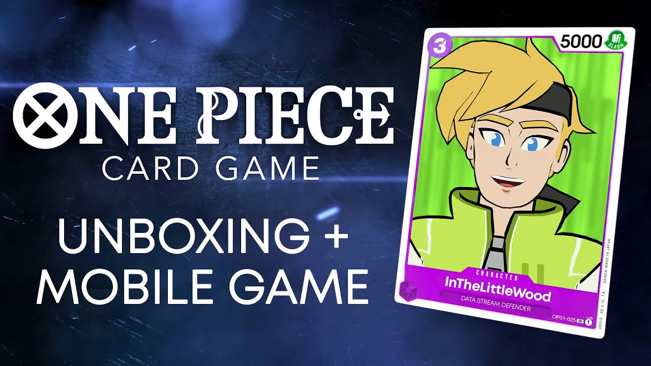 One Piece Trading Card Game 2022 - Japanese Booster Box Unboxing + Mobile Game
