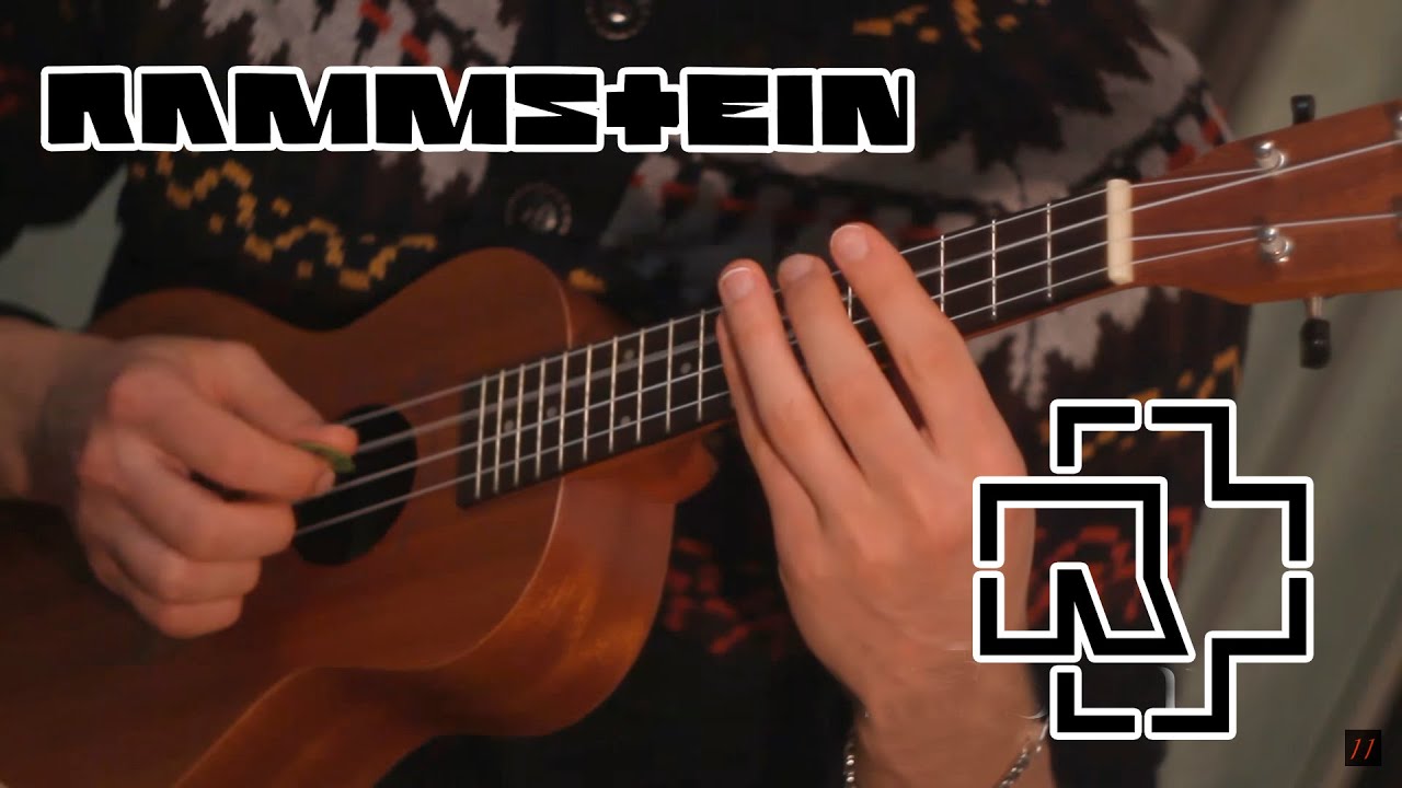 10 Rammstein riffs on Ukulele part #1 (TAB)