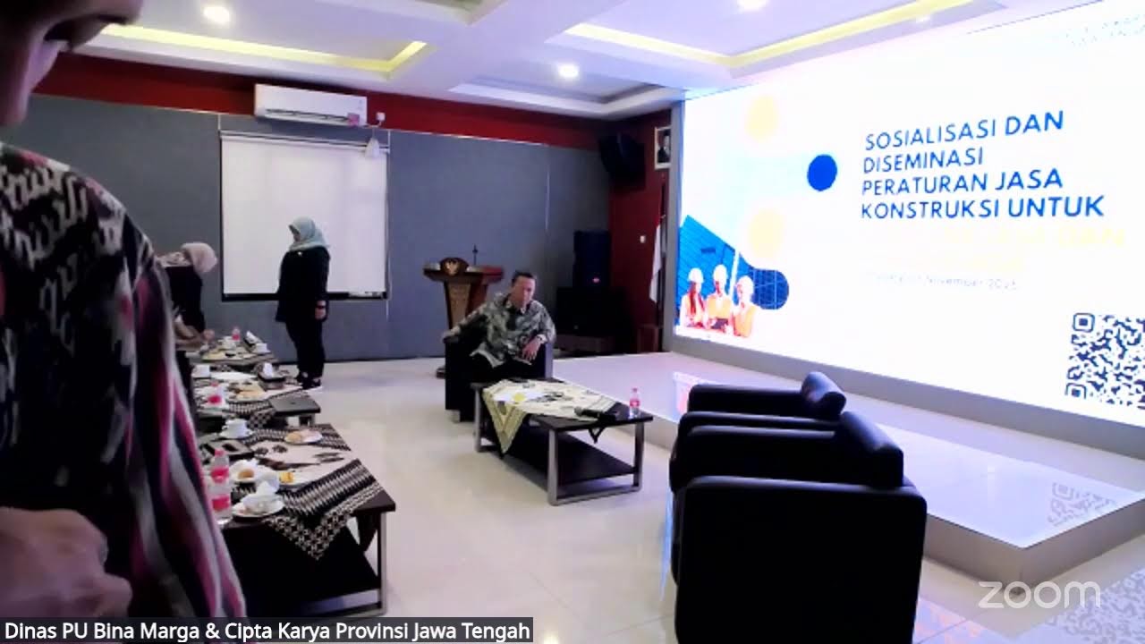 Sosialisasi dan Diseninasi Peraturan Jasa Konstruksi Untuk Penggunaan dan Penyedia Jasa Tahun 2025