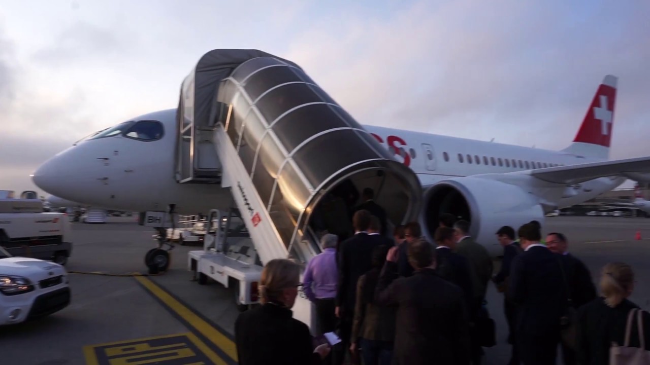 [FlightReview] Swiss Airlines - Zurich to London City airport - LX450 - Economy