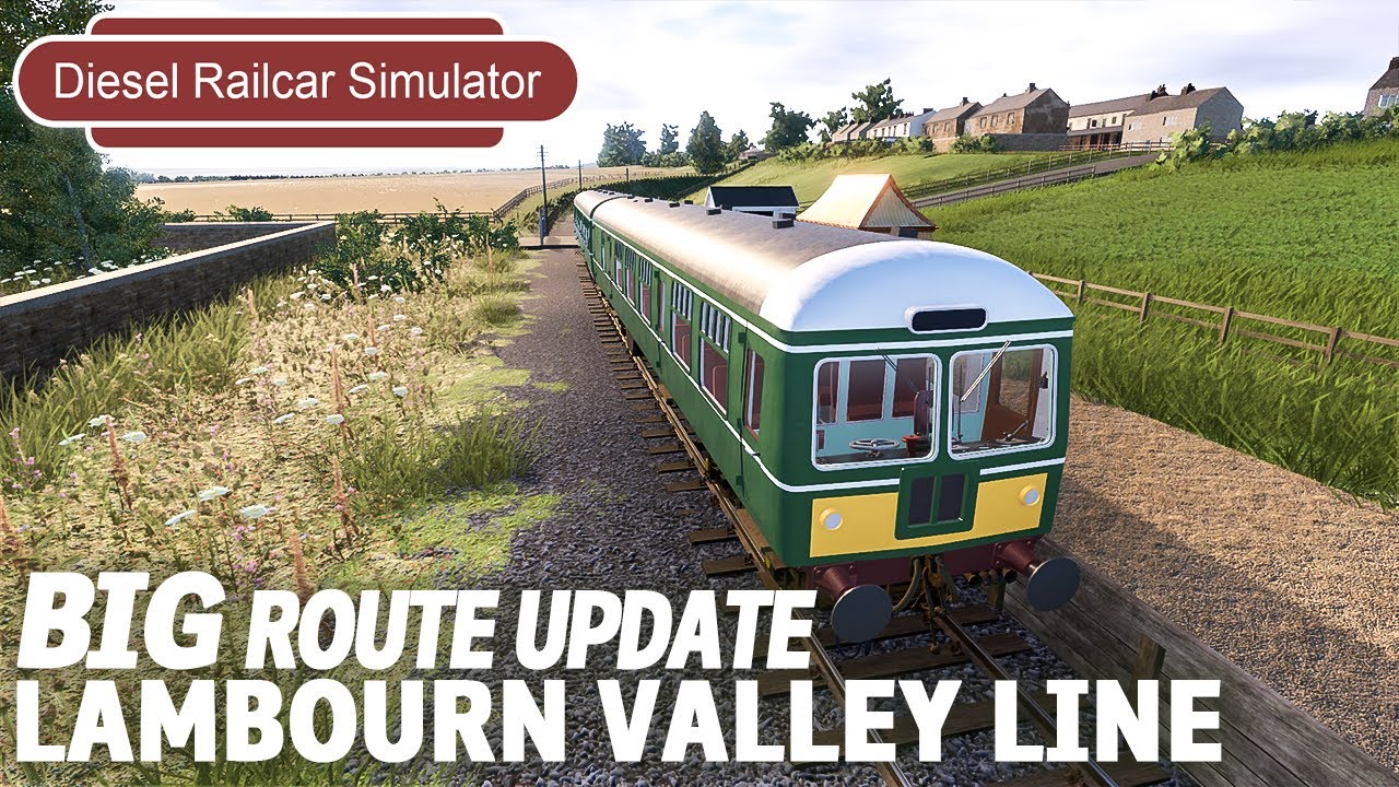Diesel Railcar Simulator - BIG Route Update - Lambourn Valley Line - Newbury - Lambourn Semifast