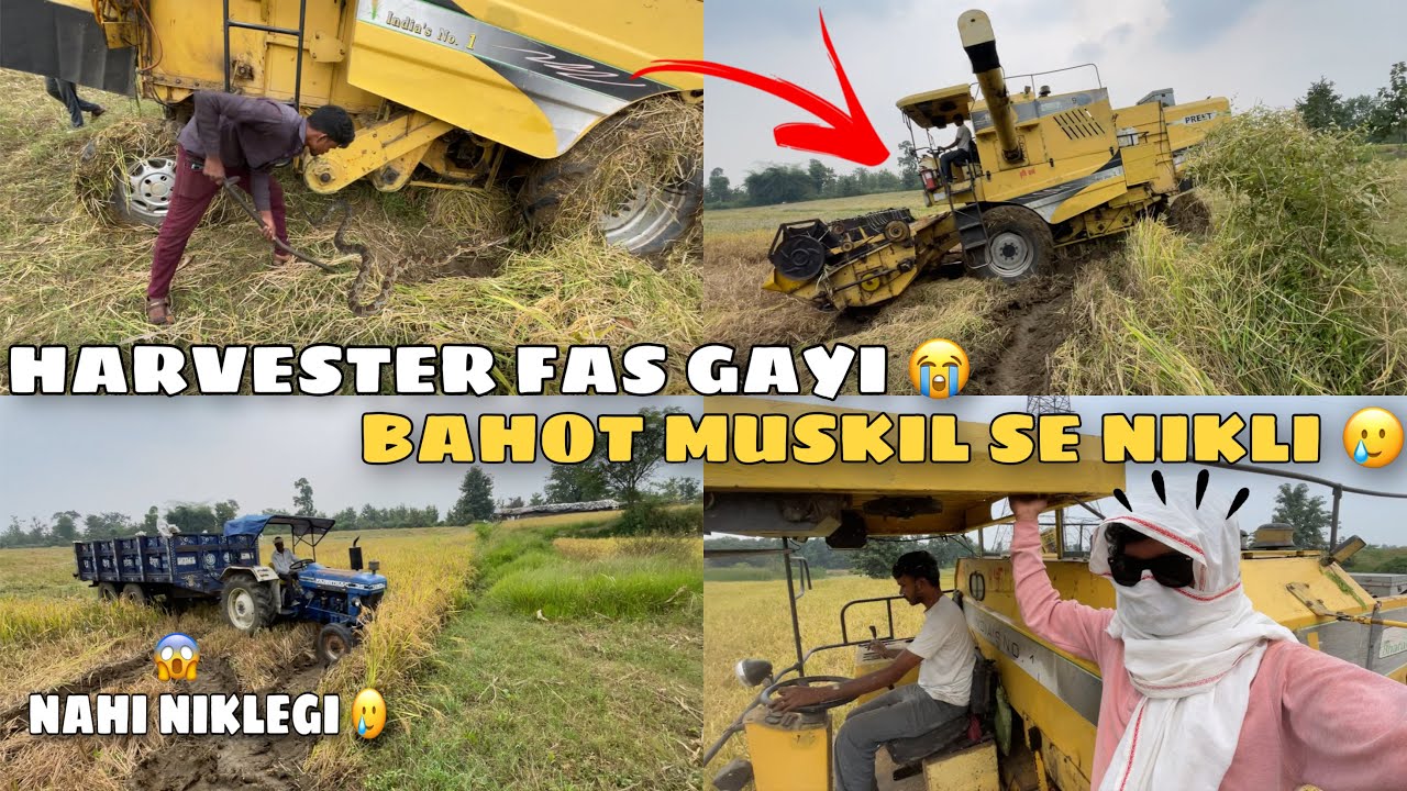 HARVESTER FAS GAYI 😭 || BAHOT MUSHKIL SE NIKLI 🥲