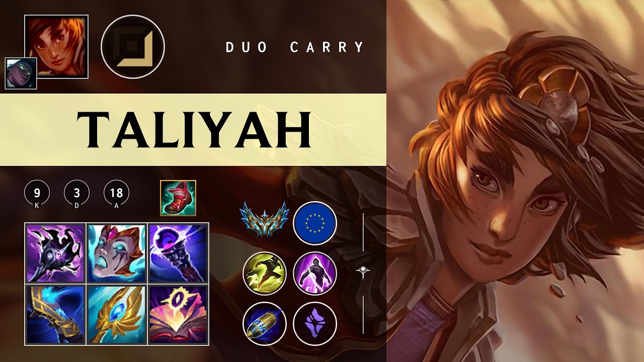 Taliyah Carry vs Jhin - EUW Challenger Patch 26.05