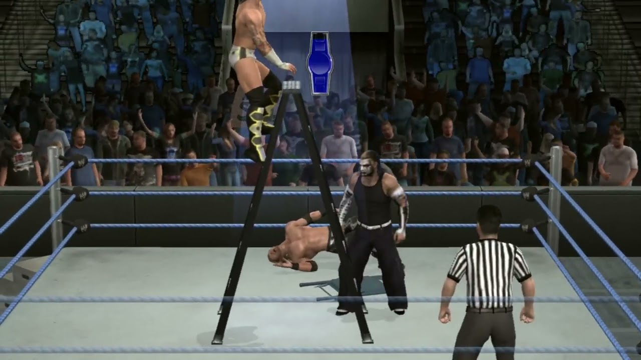 Edge VS Jeff Hardy VS CM Punk (Ladder Match) | WWE SVR 2010 | PS3 