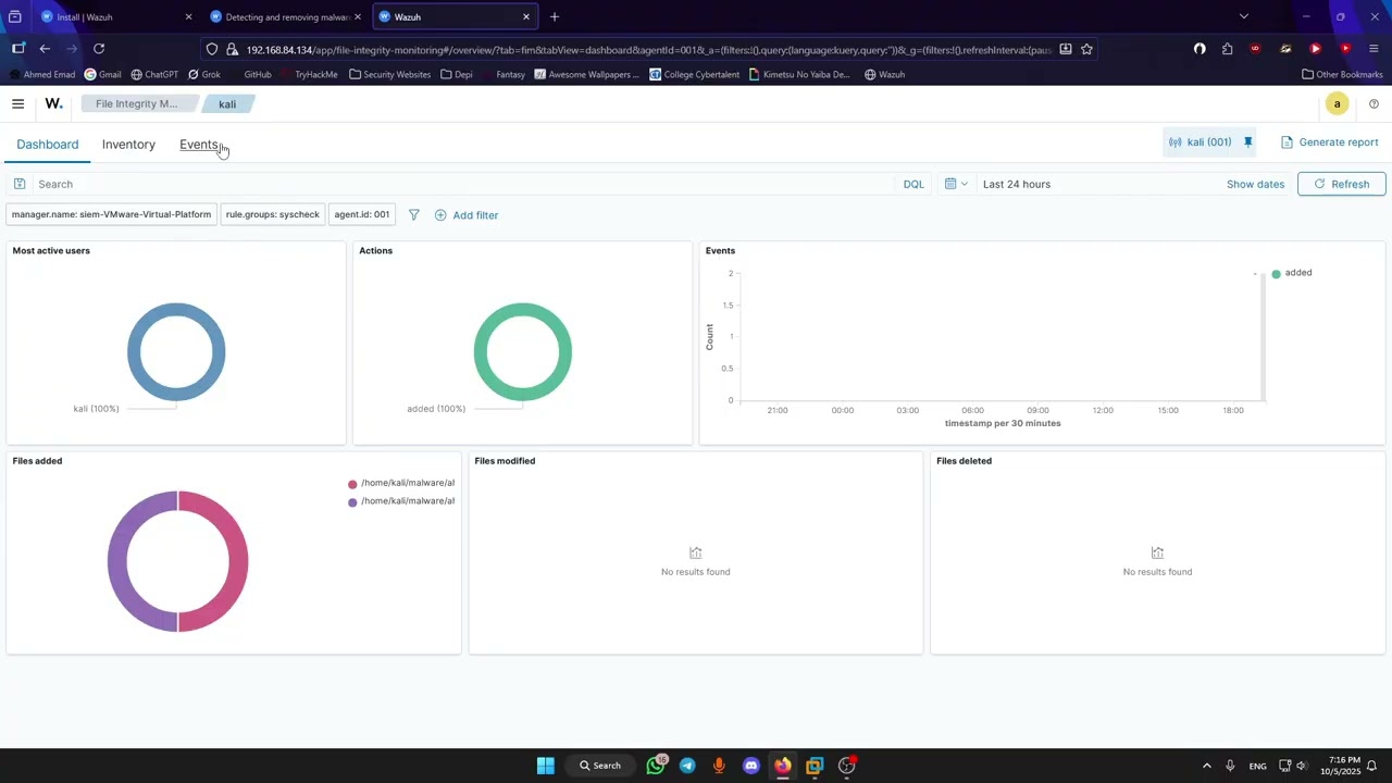 Detecting and removing malware using VirusTotal integration