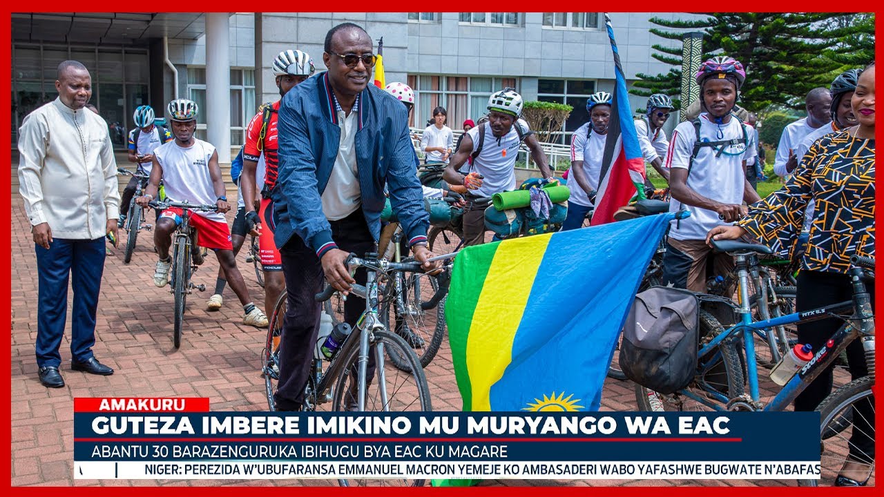 Abantu 30 barazenguruka ibihugu bya EAC ku magare