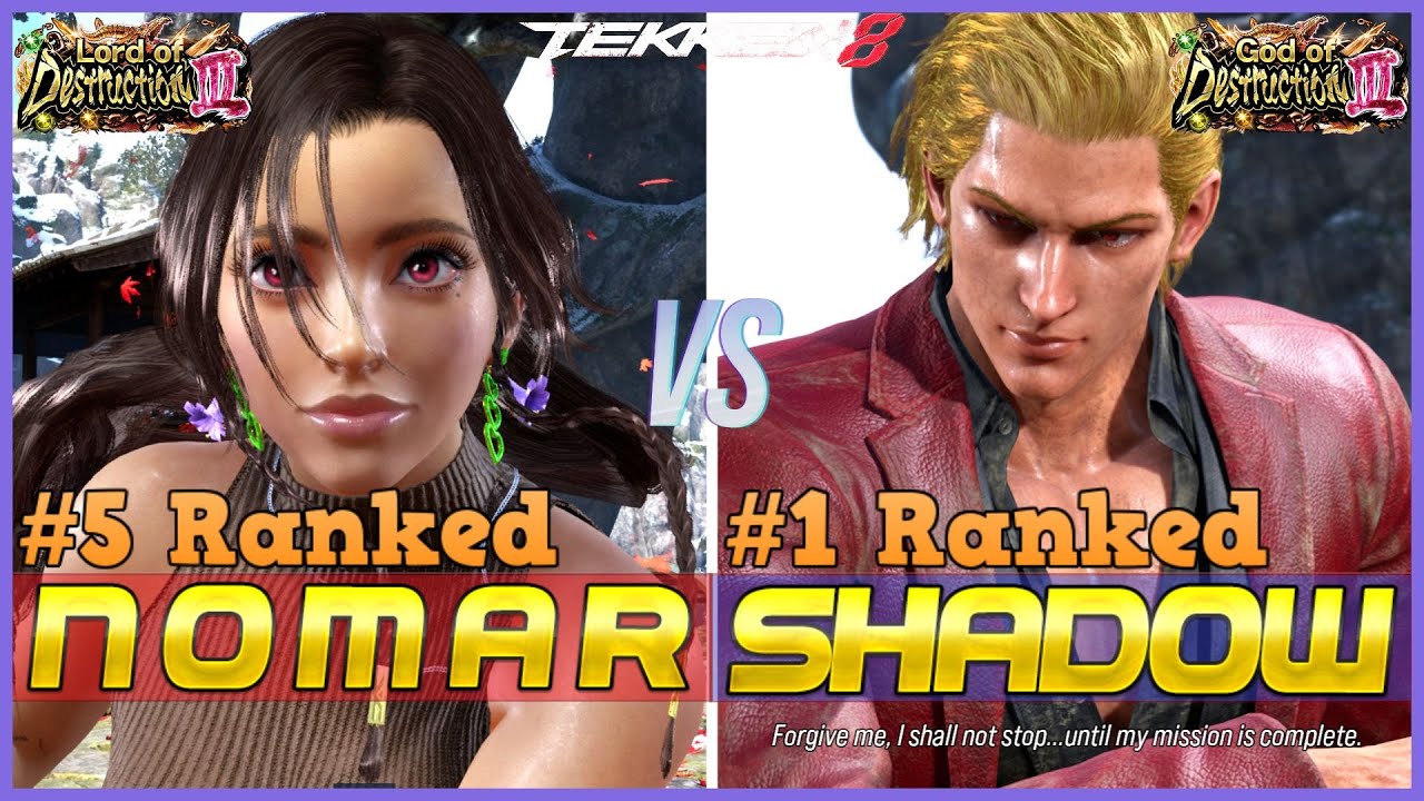 T8 ▰ NOMAR (#5 Ranked Miary Zo) vs SHADOW 20z (#1 Ranked Claudio) ▰ Tekken 8 High Level Gameplay
