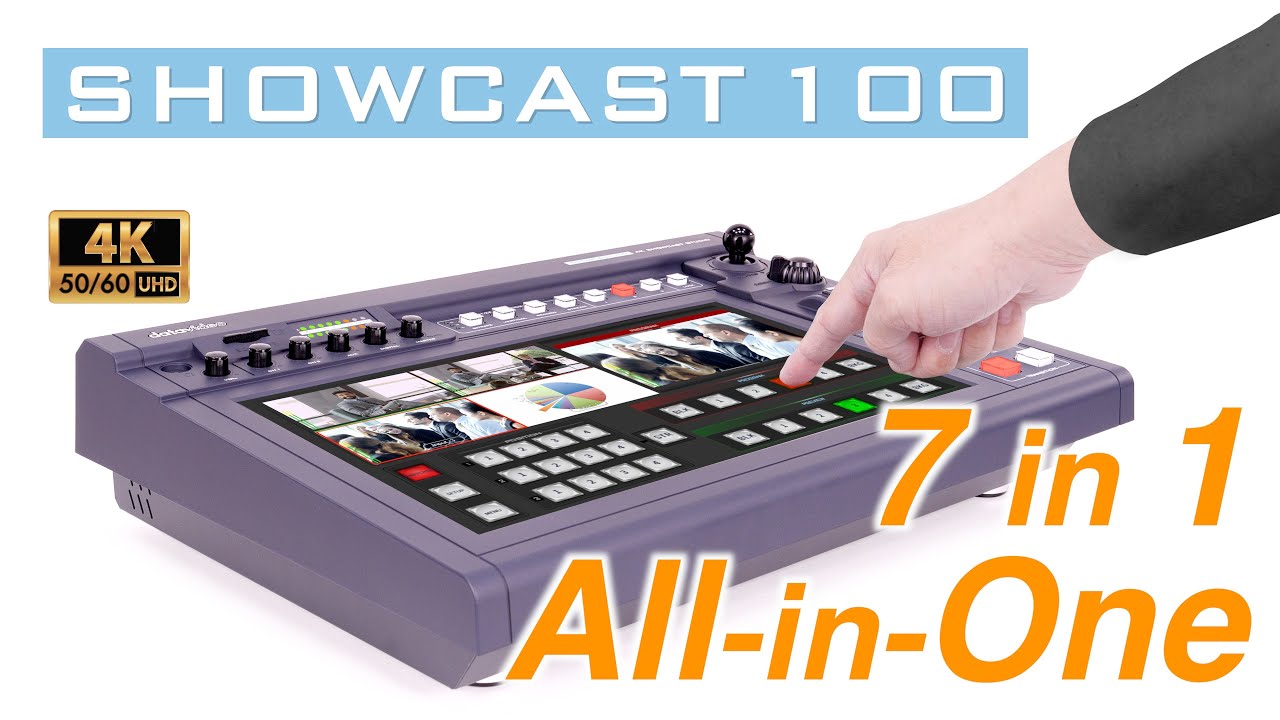 【Highlight】The Innovative & All-in-One Features of Datavideo SHOWCAST 100 4K Streaming Studio
