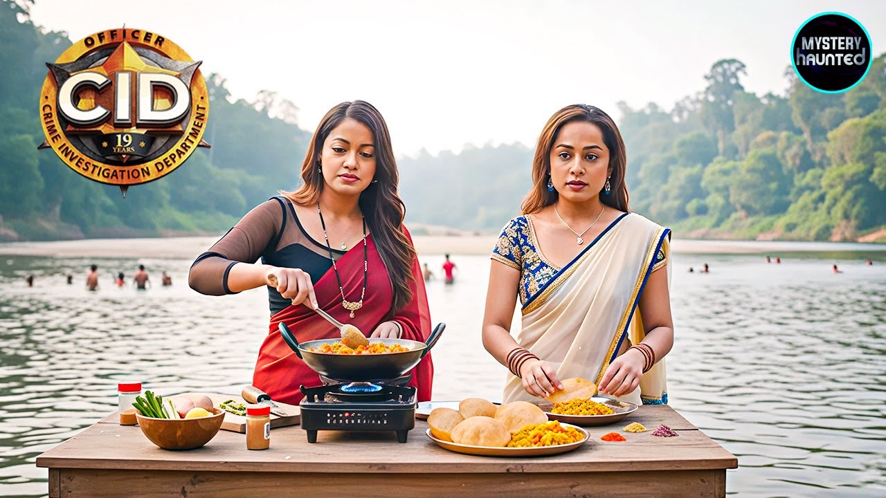 गुन्हेगार को पकड़ने के लिए गंगा किनारे खाना बनाने पहुंची पूर्वी और श्रेया || CID New Epiode