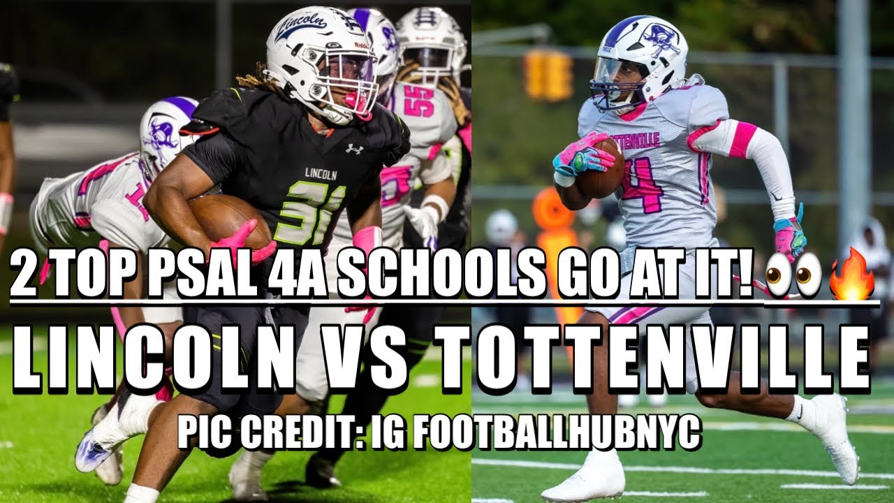 Tottenville Vs Lincoln (10/5/24)  |2 TOP 4A PSAL SCHOOLS GO AT IT! 👀🔥|