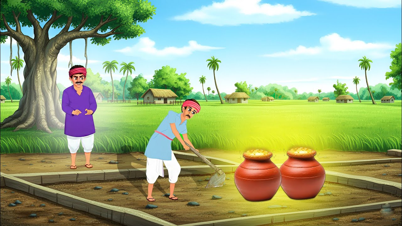 लालची जमींदार और किसान की बेटी | Lalchi Jamindar Aur Kisan Ki Beti | Hindi toons