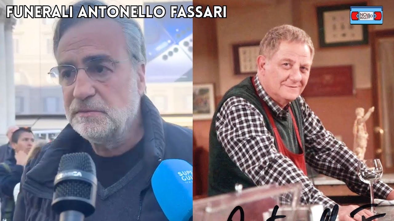 Funerali Antonello Fassari: il ricordo di Ricky Memphis, Ludovico Fremont e Max Tortora