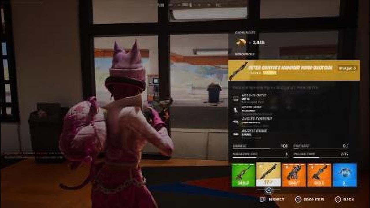 Fortnite Peter Griffin's Hammer Pump Shotgun Showcase