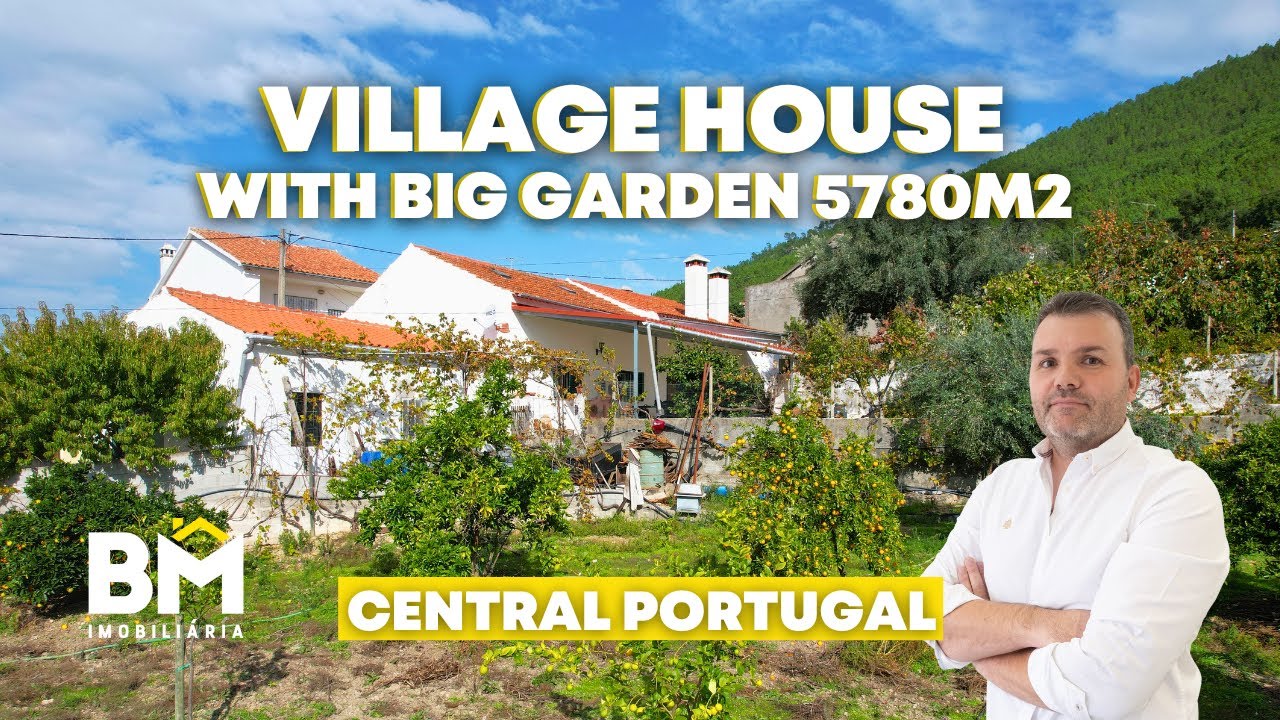 [Sold] - Village House with garage and big garden in Central Portugal