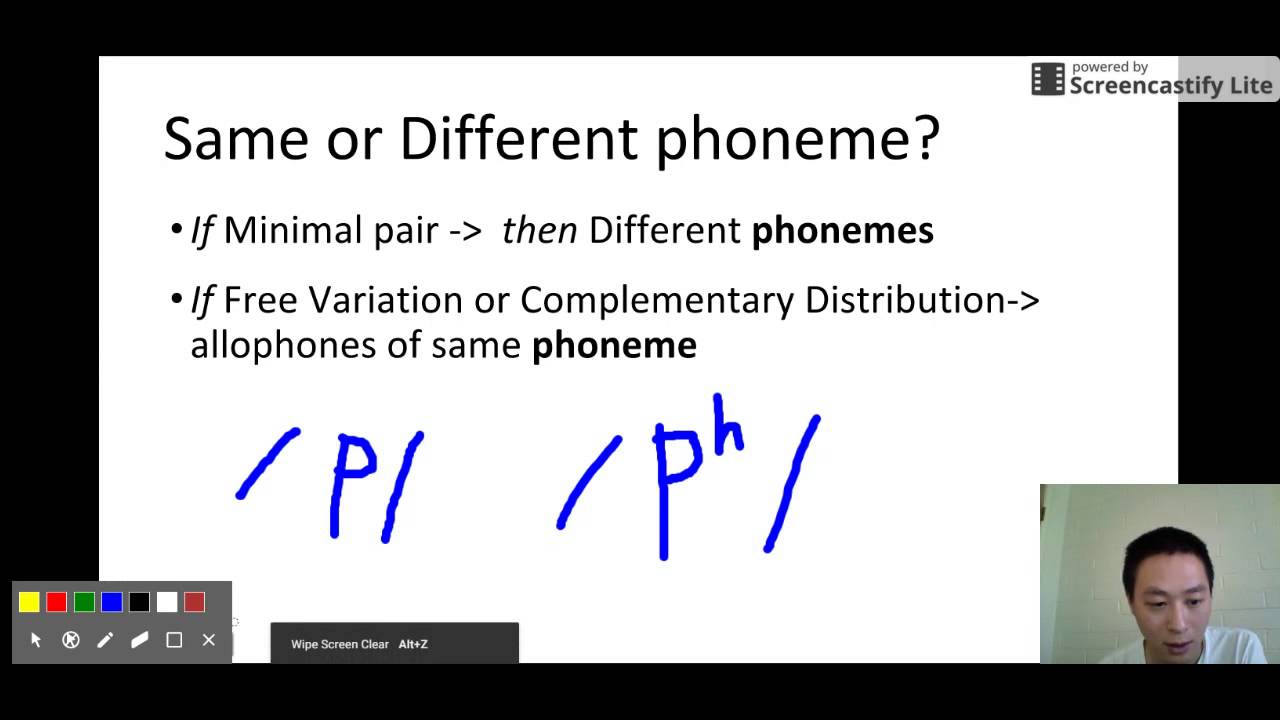 Set 3.2 Phonology: Free variation and Complementary distribution