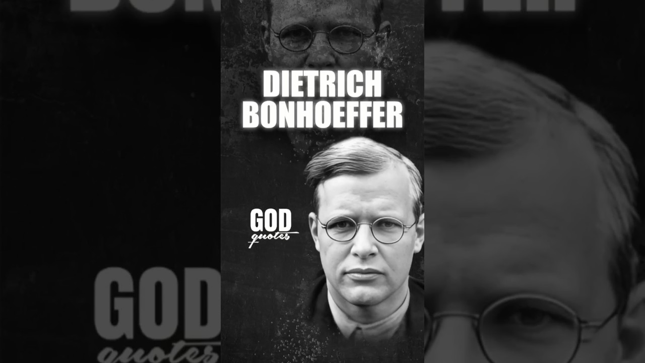Dietrich Bonhoeffer Quotes - God Quotes #christianquotes #christianmotivation #quotes #faithquotes
