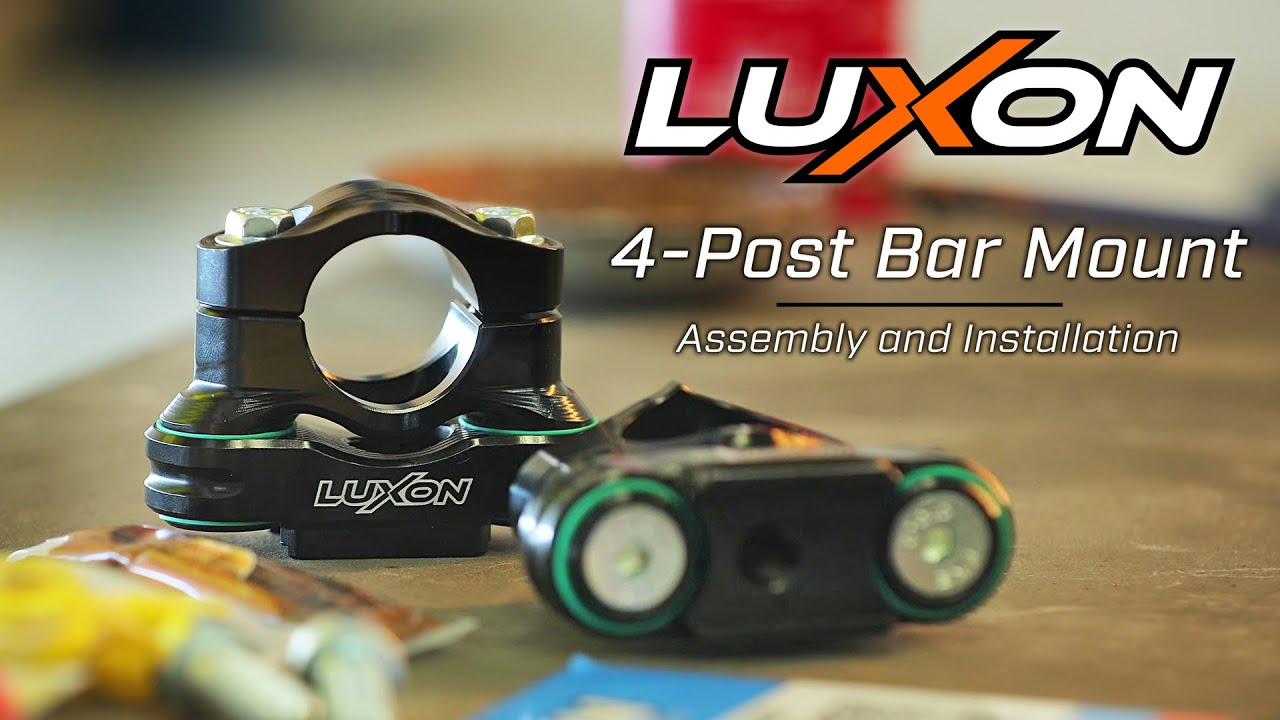 Luxon MX 4-Post Bar Mount Assembly and Installation