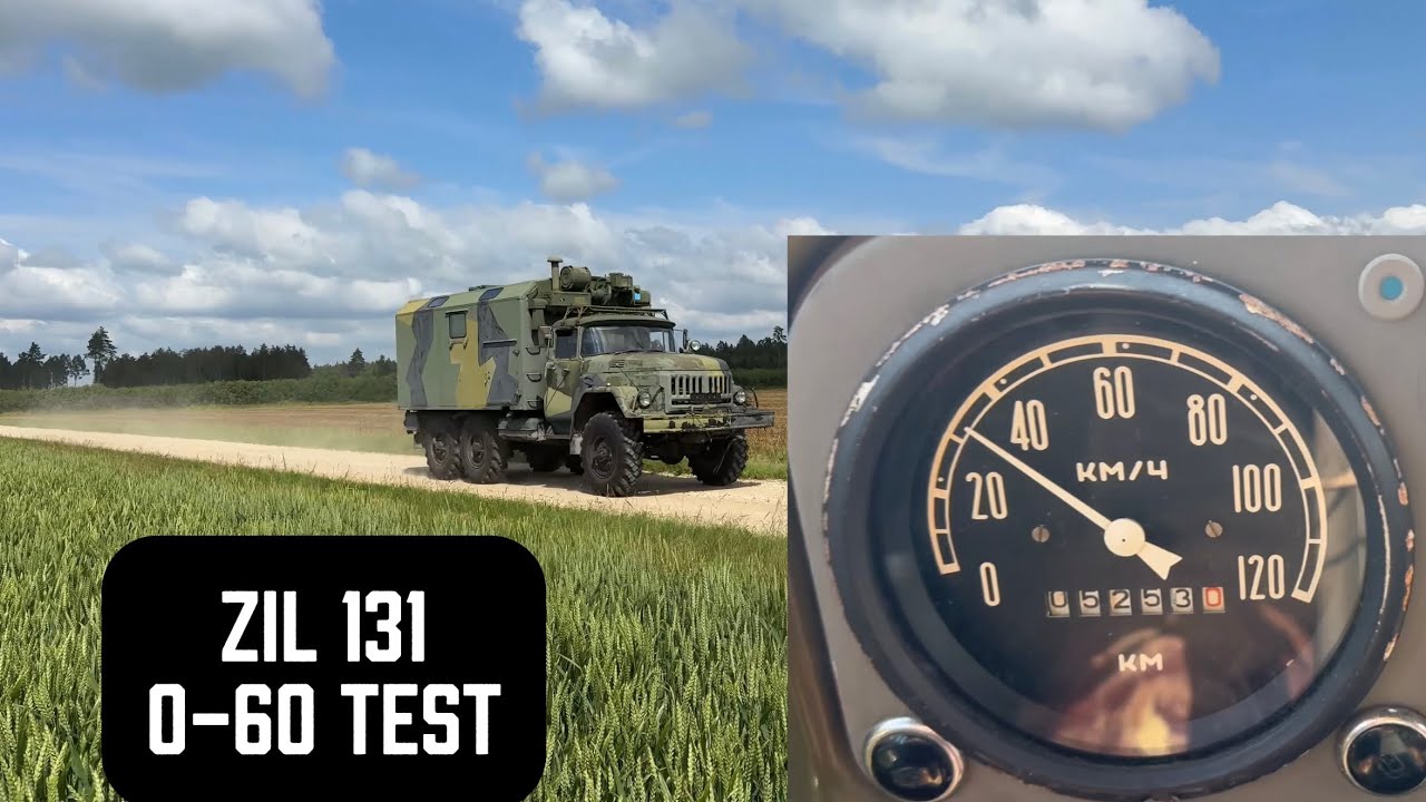0–60 Acceleration – ZIL-131 Military Truck (Cold War Beast on the Road)