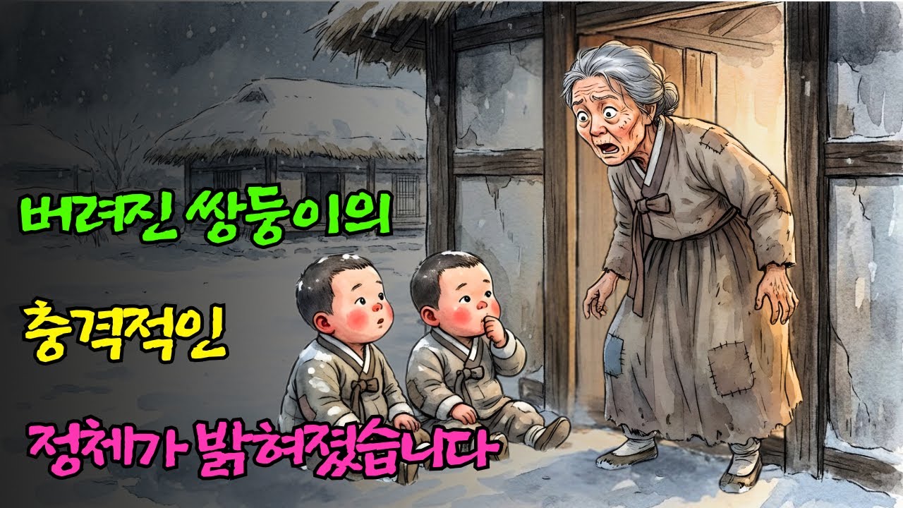 [조선 야사]: 문 앞에 버려진 천재 쌍둥이를 주워 키운 욕쟁이 할머니, 쌍둥이의 정체는?ㅣ천재아이| 야담 | 옛날이야기 | 오디오북 | 전설 | 민담 | 사연 |