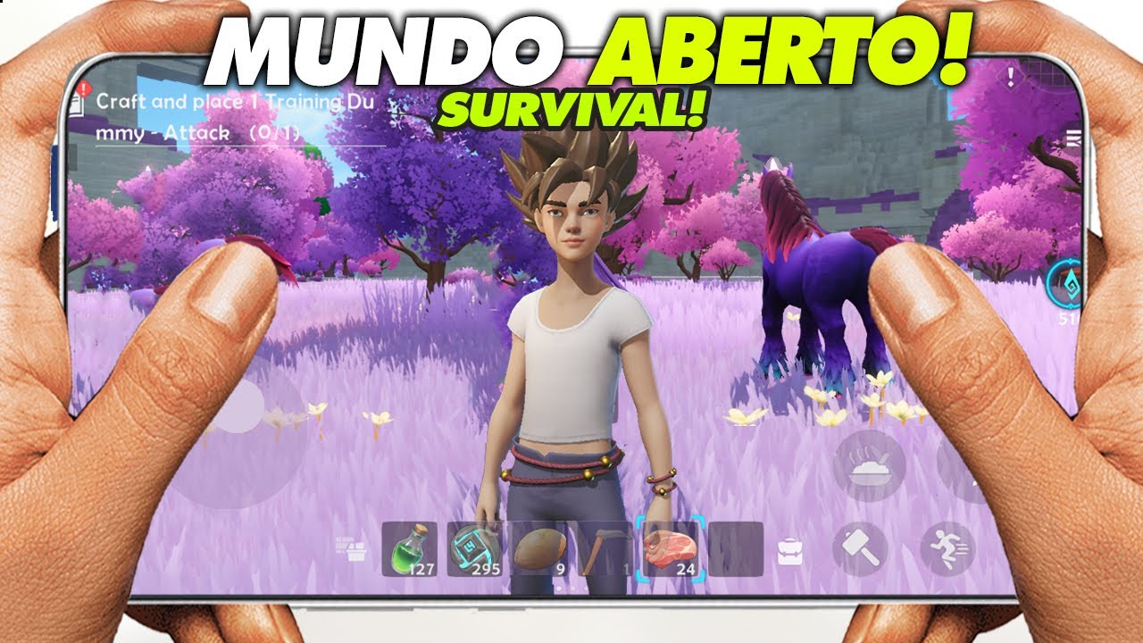 Lightus NOVO JOGO DE SOBREVIVENCIA E MUNDO ABERTO PARA CELULAR ANDROID E IOS