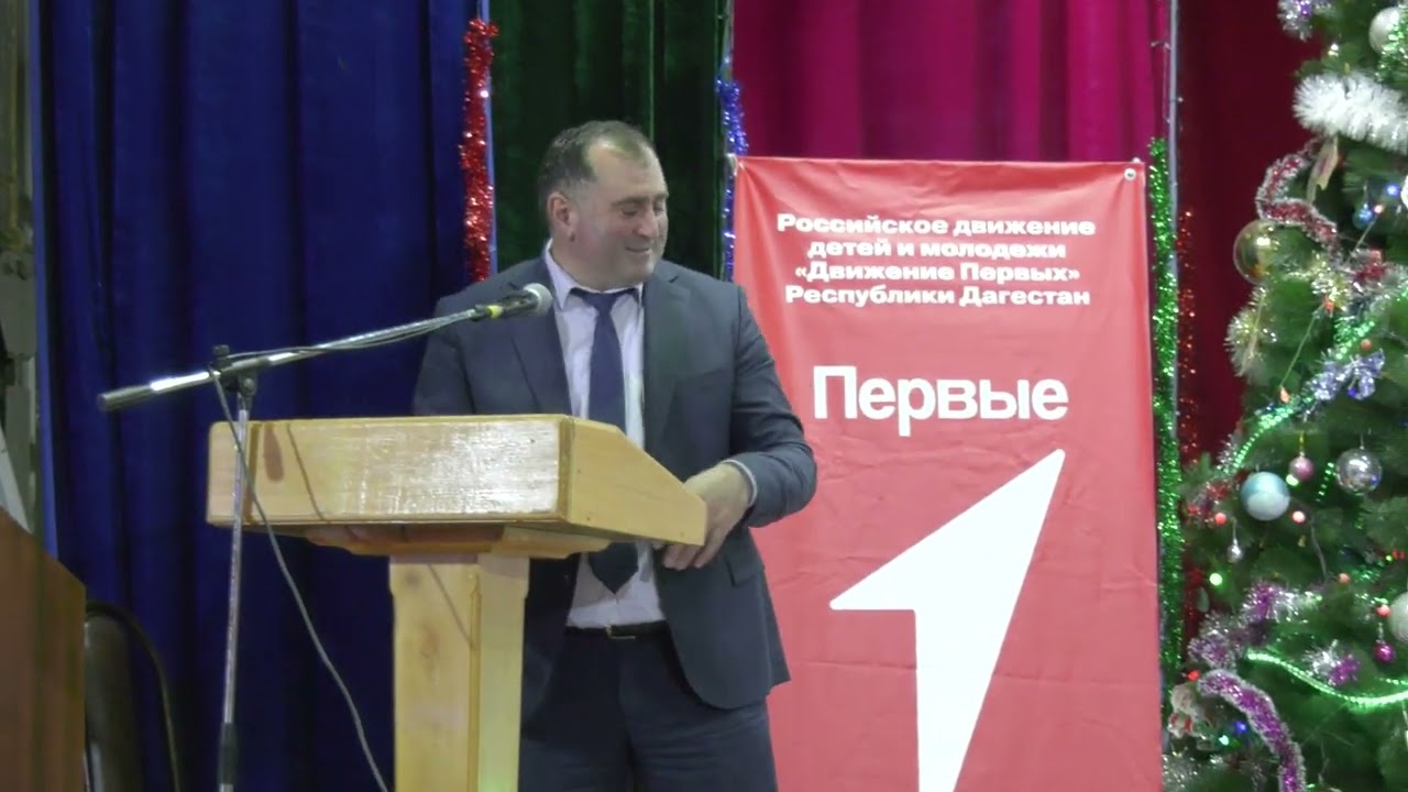 Новогдний концерт в селе Хив
