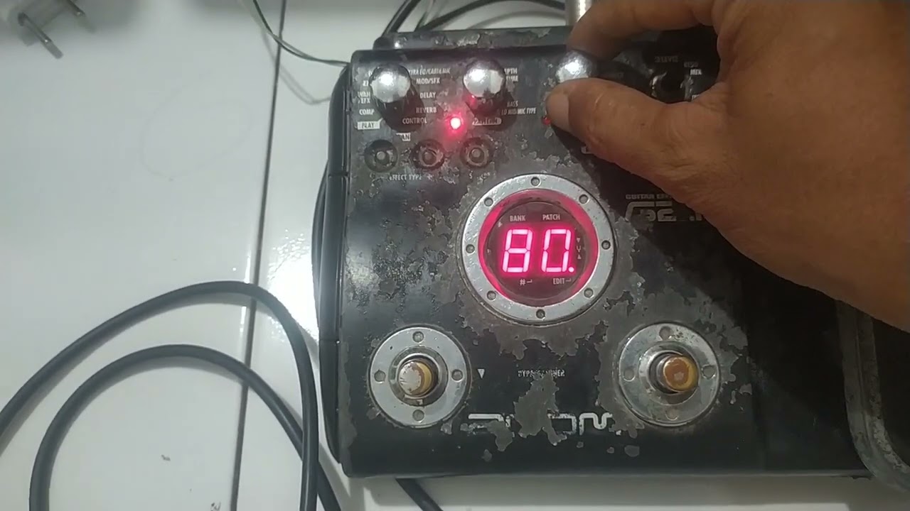 SETTING EFEK GUITAR ZOOM G2.1U SOUNDTONE METALLICA.