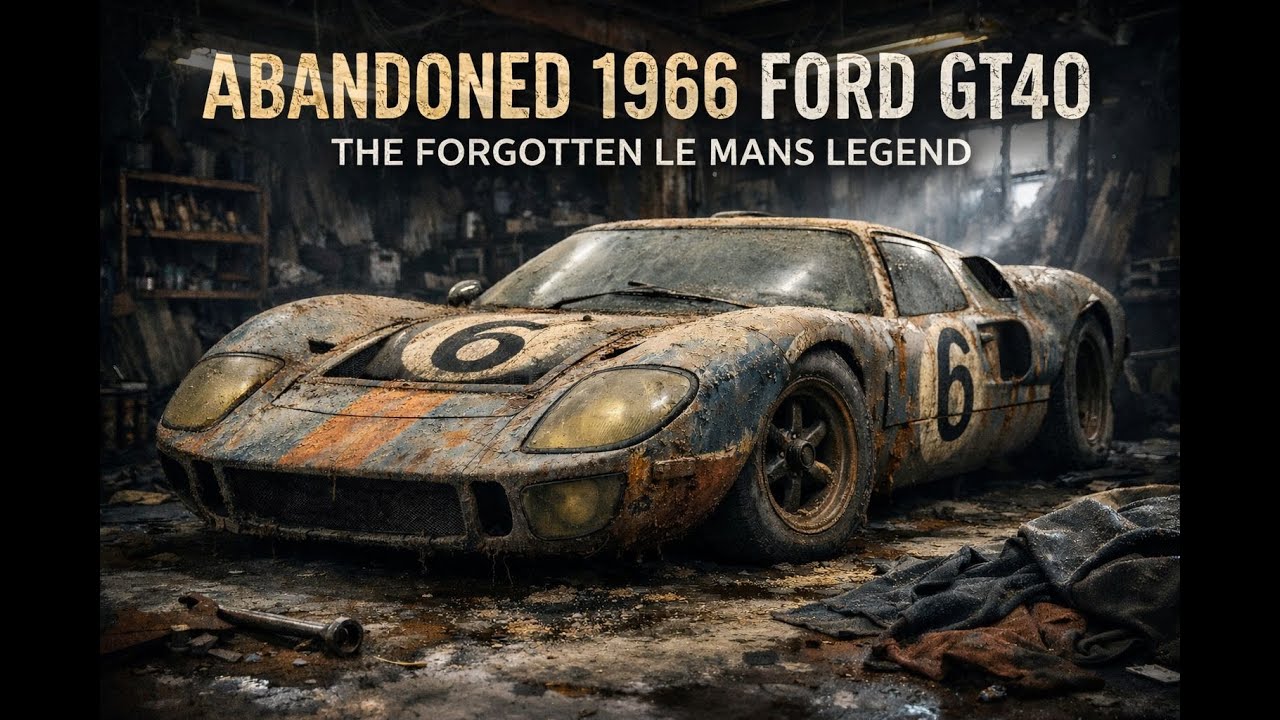 ASMR car Restoration Full Rebuild of Ford GT40 Mk I 1966 from Abandoned Condition to Looking New