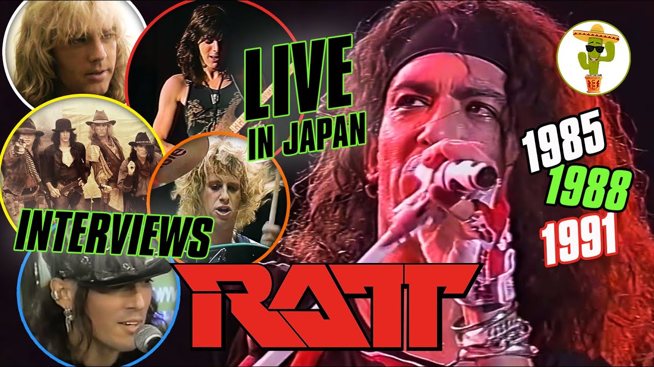 RATT in Japan 1985 -1991 In Concert & Interviews