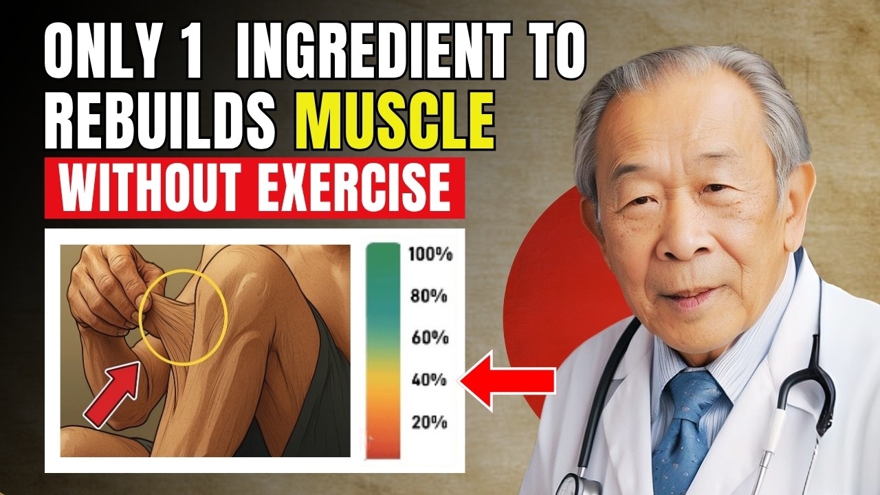 Japan's oldest doctor: This 1 ingredient rebuilds muscle in Seniors without exercise even After 60