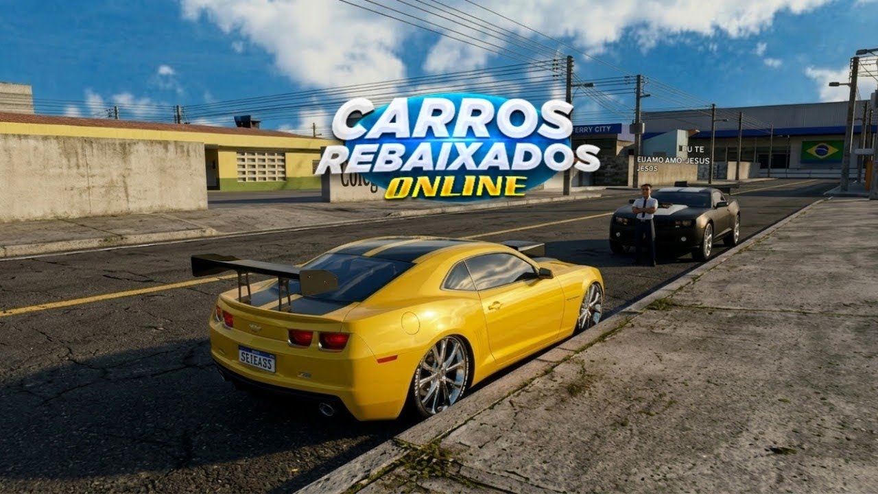 CARROS REBAIXADOS ONLINE | TRAVEI NA LOMBADA DA BLITZ DE CAMARO REBAIXADO