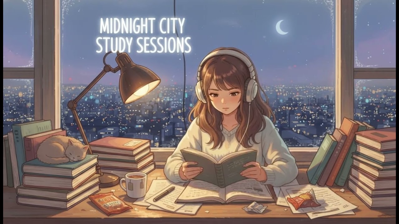 Midnight City Study Sessions - Chill Lofi Hip Hop for Deep Focus