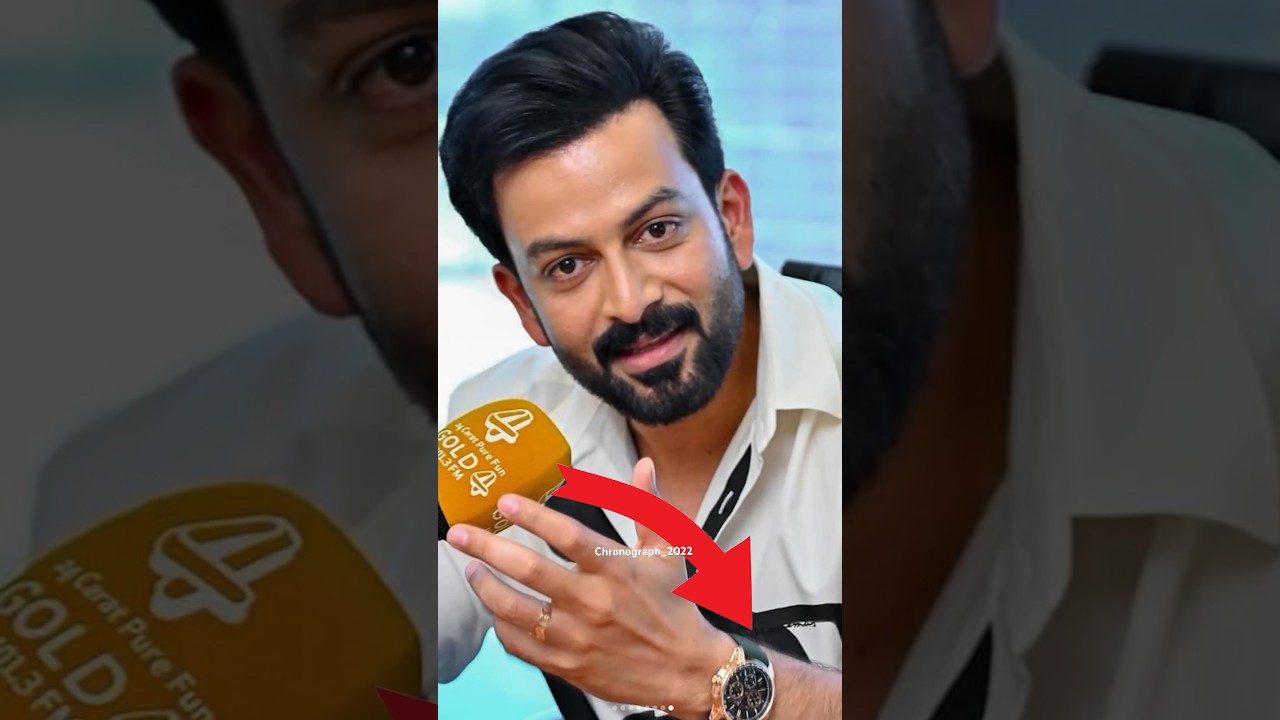 Prithviraj Latest New Luxury Watch #shorts #prithviraj #prithvirajsukumaran