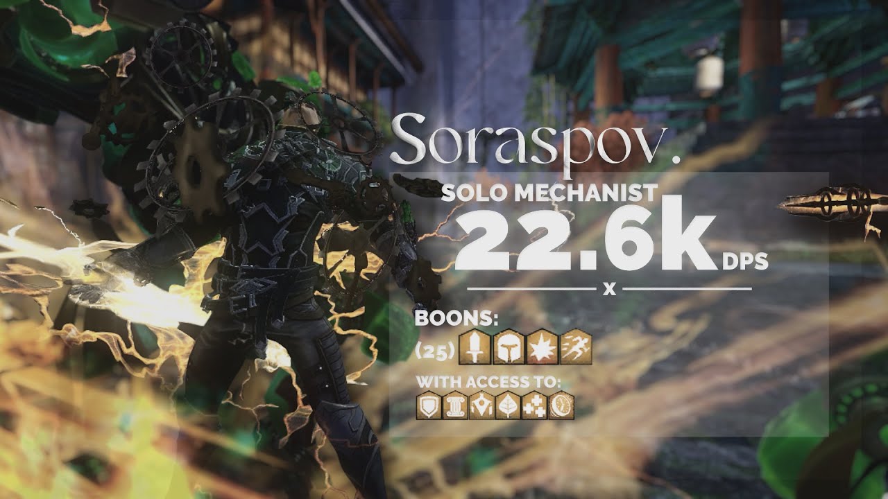 Guild Wars 2 - Open World Solo Mechanist | Benchmark + Demo/Walkthrough