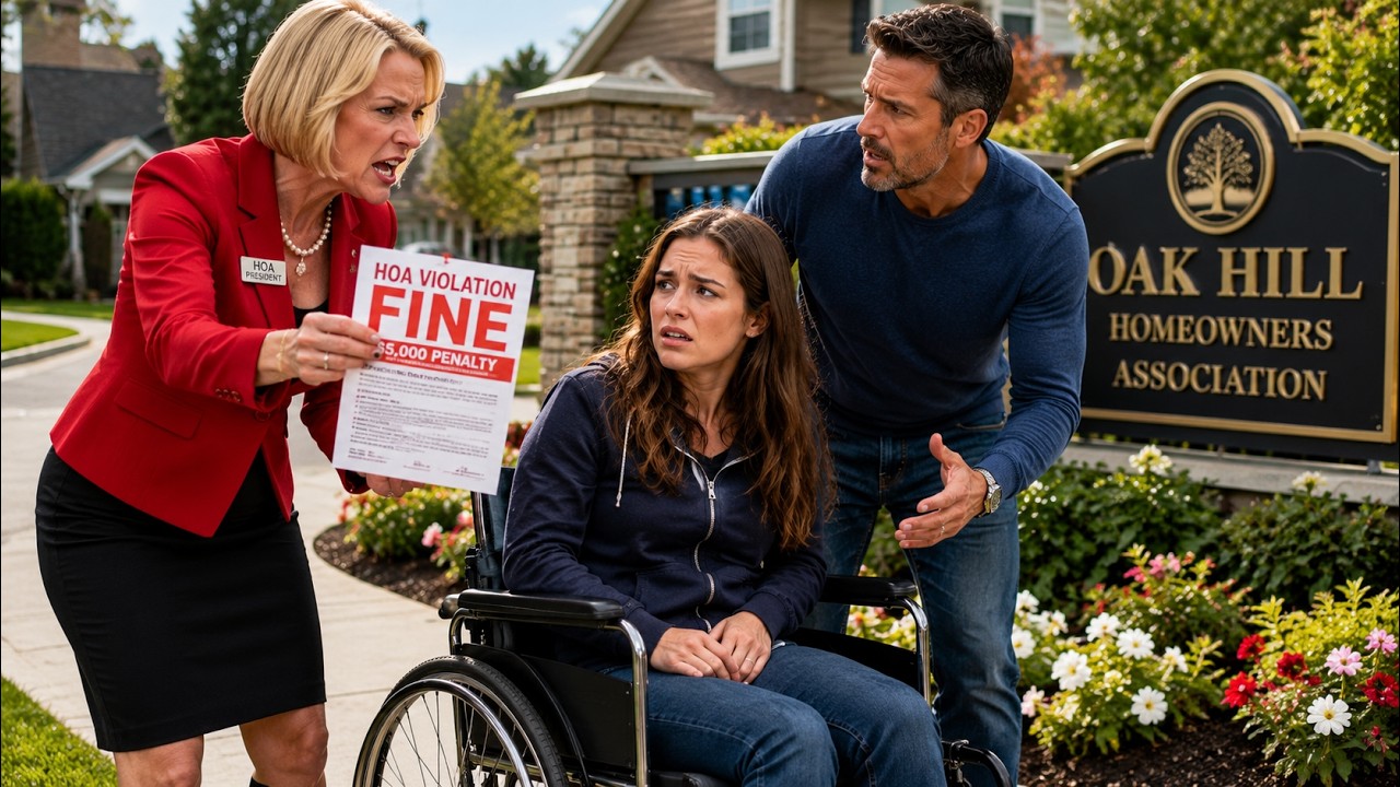 HOA Karen Fined My Disabled Daughter $5,000 for “Damaging the Sidewalk”