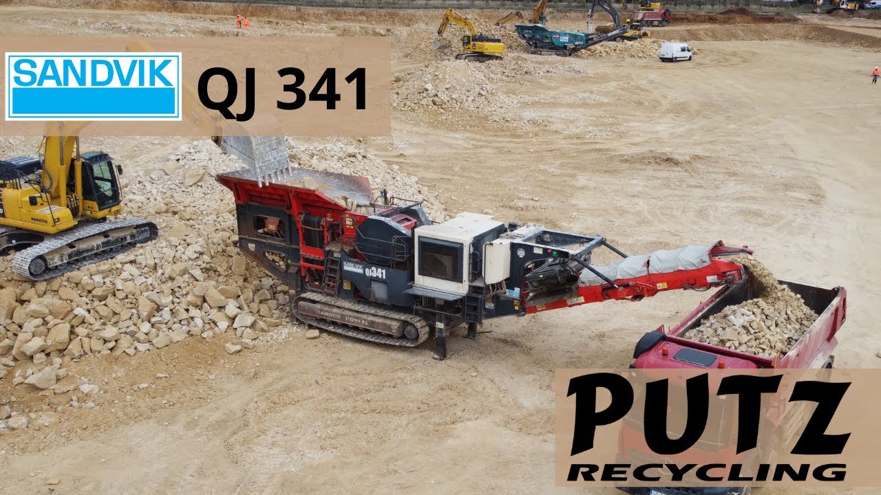 SANDVIK QJ341 (2017) jaw crusher / kruszarka szczękowa OFERTA SPRZEDAŻY PUTZ Recycling