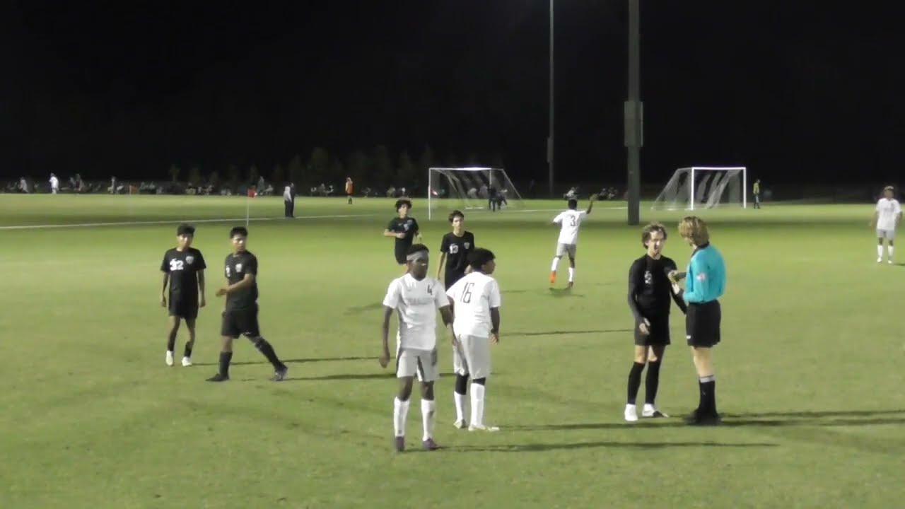 Lake Wales Varsity Boys Soccer (Black) vs Strawberry Crest (White) Highlights Preseason 1-0 20231101