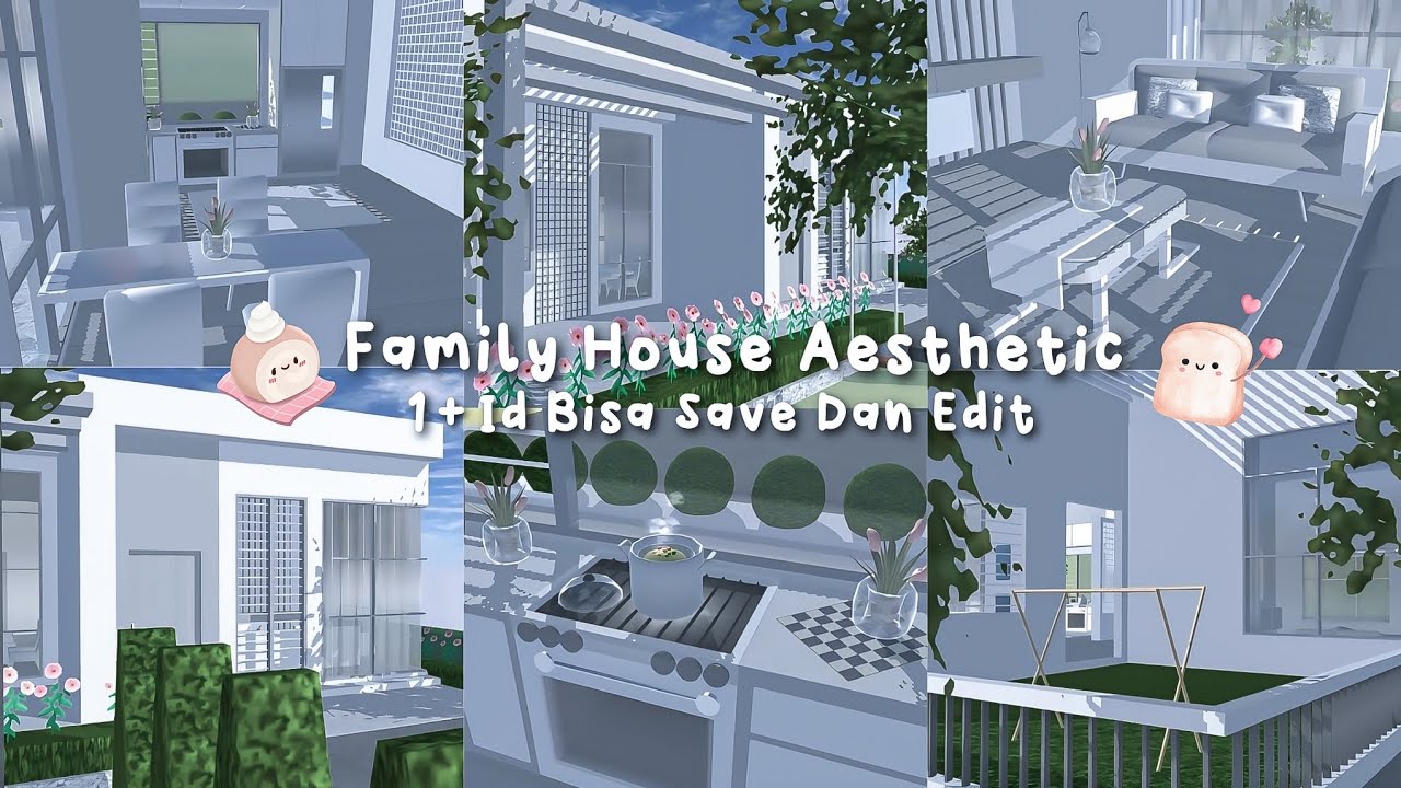 ᝰ┊Minimalist House Family ‹3 ꒦꒷「 + id bisa save and edit 」ᥫ᭡ ┊Sss ꕤ