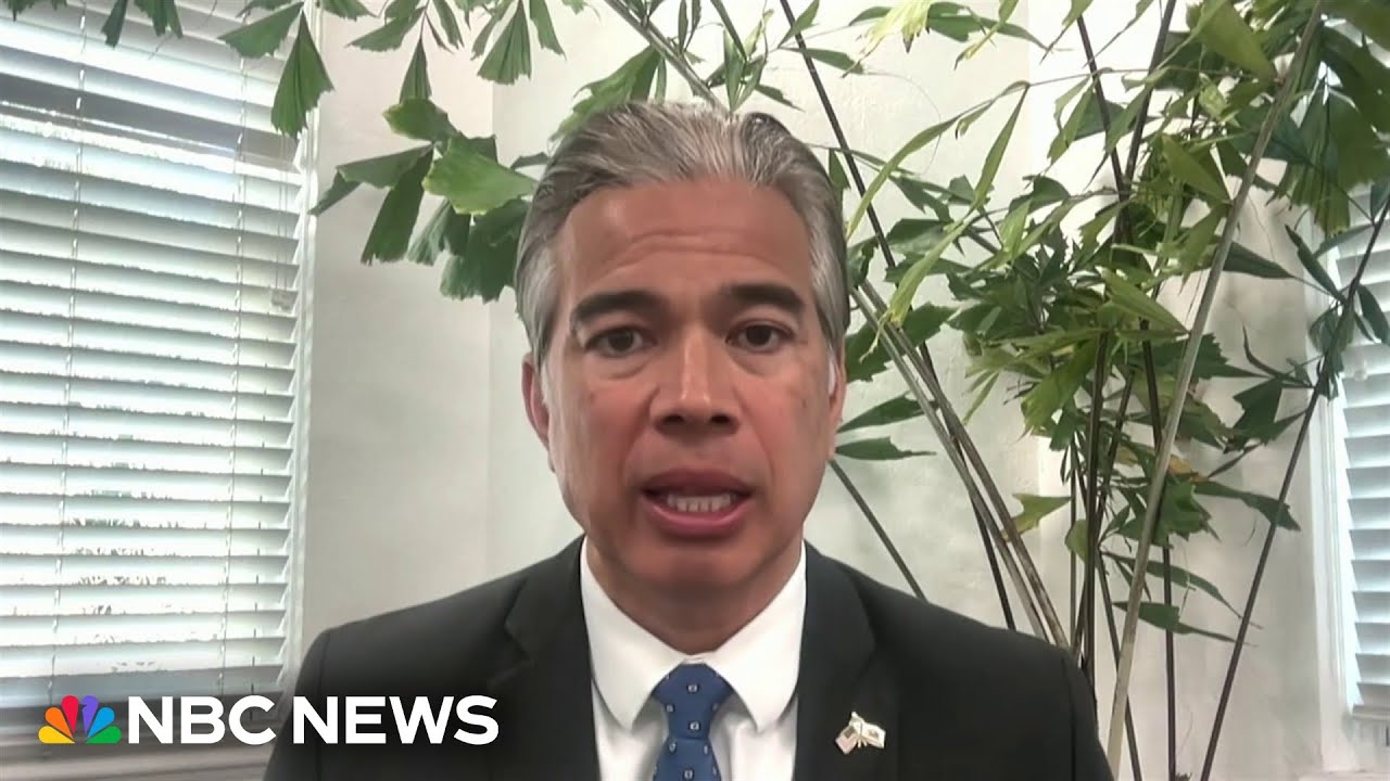 California attorney general discusses impact of Trump's federal funding freeze