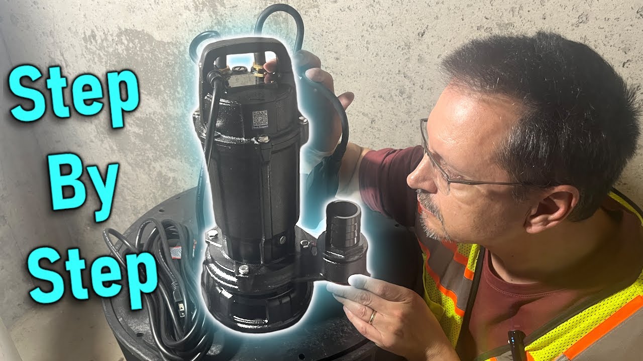 Installing a Sewage Grinder Pump Aquastrong 1 HP Sewage Grinder Pump SEP100CA-LV