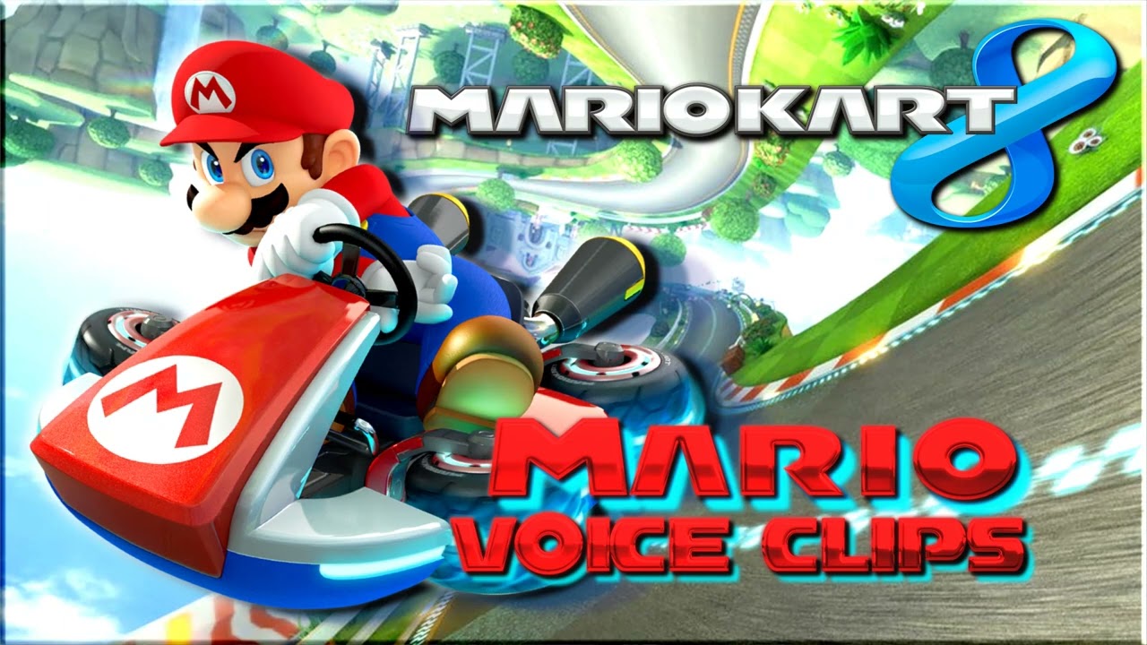 All Mario Voice Clips • Mario Kart 8 • All Voice Lines • 2014 • Nintendo Switch (Charles Martinet)