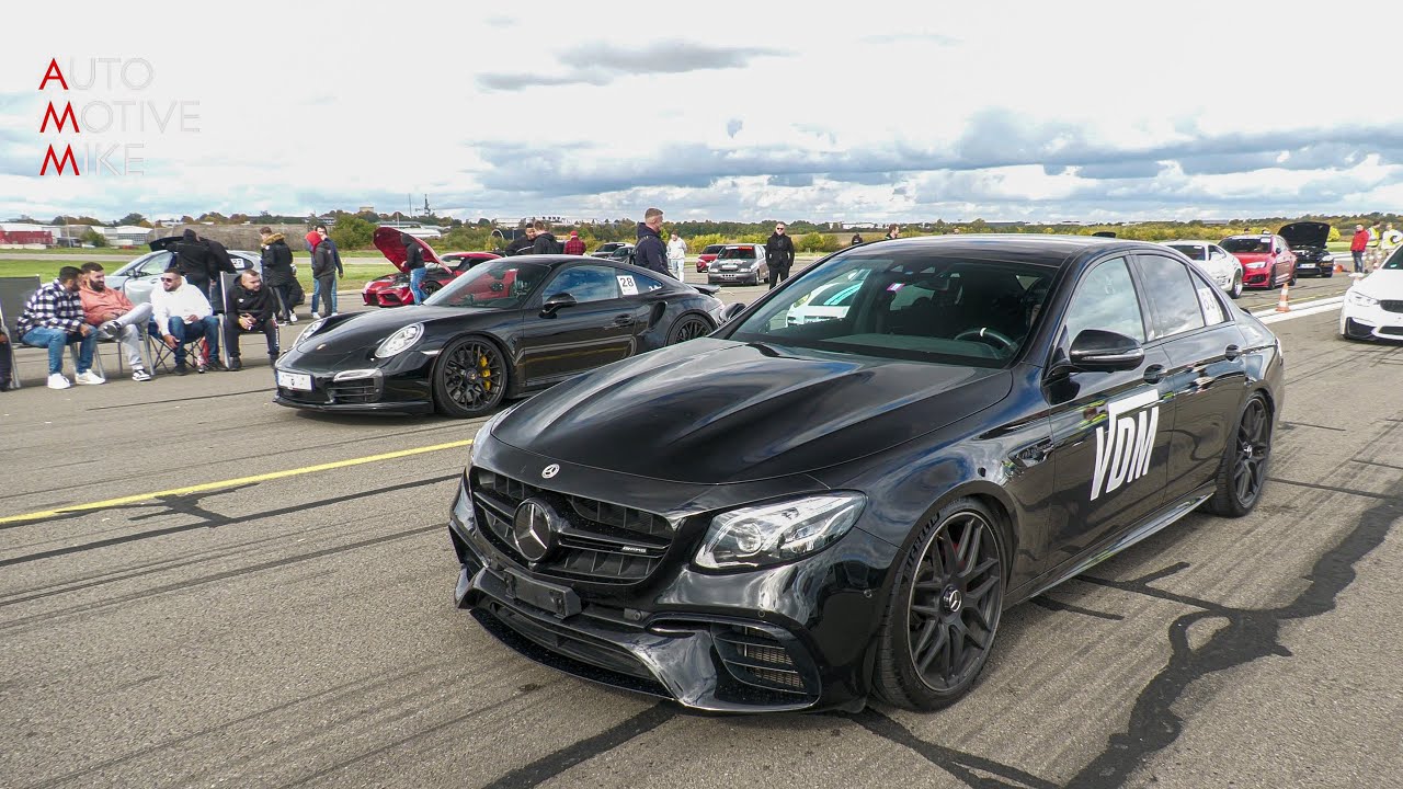 999HP VDM Mercedes-AMG E63 S vs 750HP Porsche 991 Turbo S