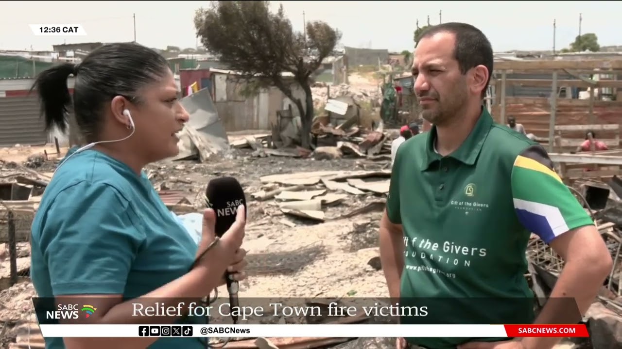 WC Fires | Gift of the Givers assisting victims of fire in the Cape Peninsula