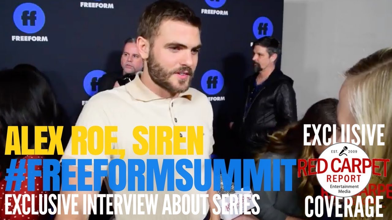 Alex Roe, from Siren interviewed at the 1st Freeform Summit #SirenTV #FreeformSummit