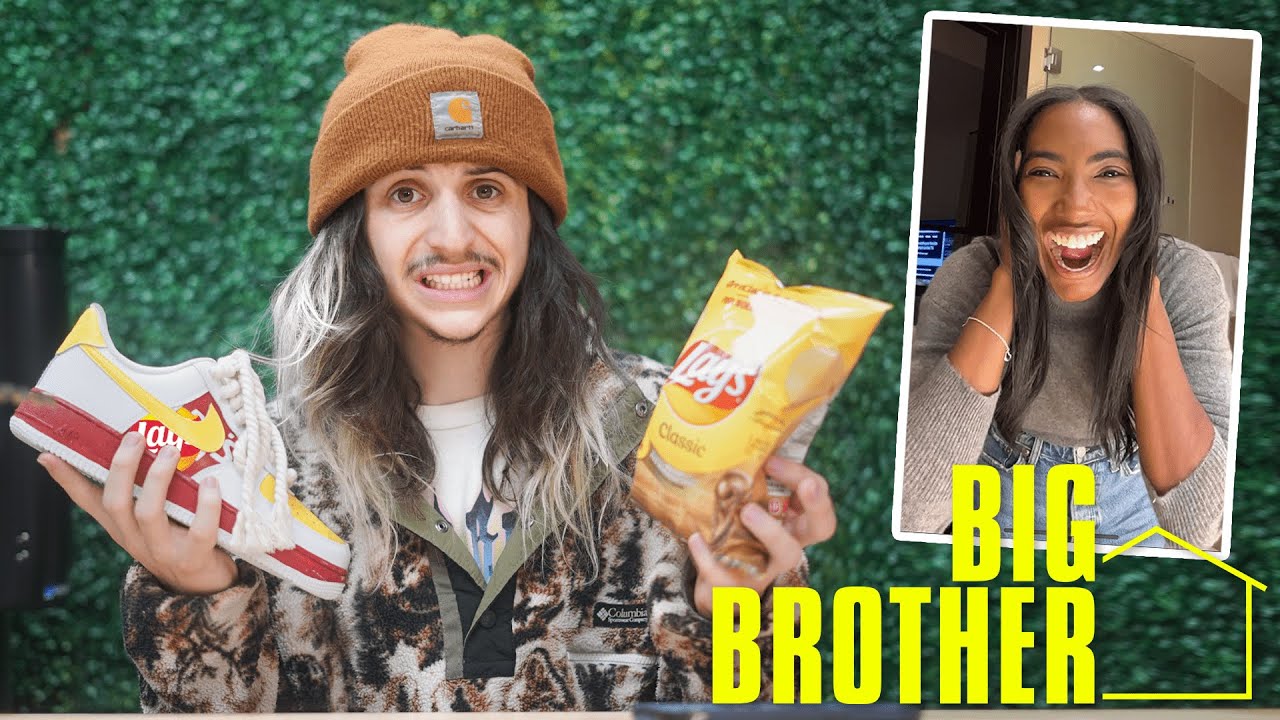 Surprising TAYLOR HALE with CUSTOM LAYS AIR FORCE 1's! | #BB24
