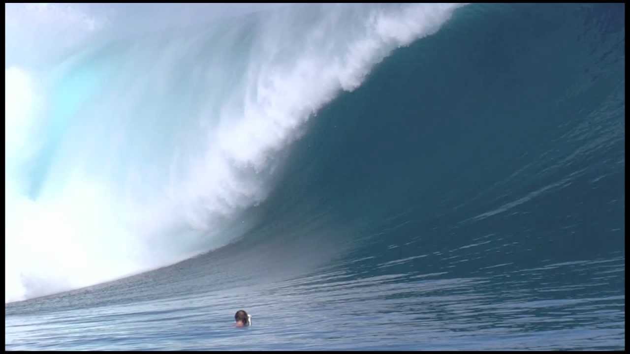 Kohl Christensen at Cloudbreak - Ride of the Year entry in the 2010 Billabong XXL Big Wave Awards