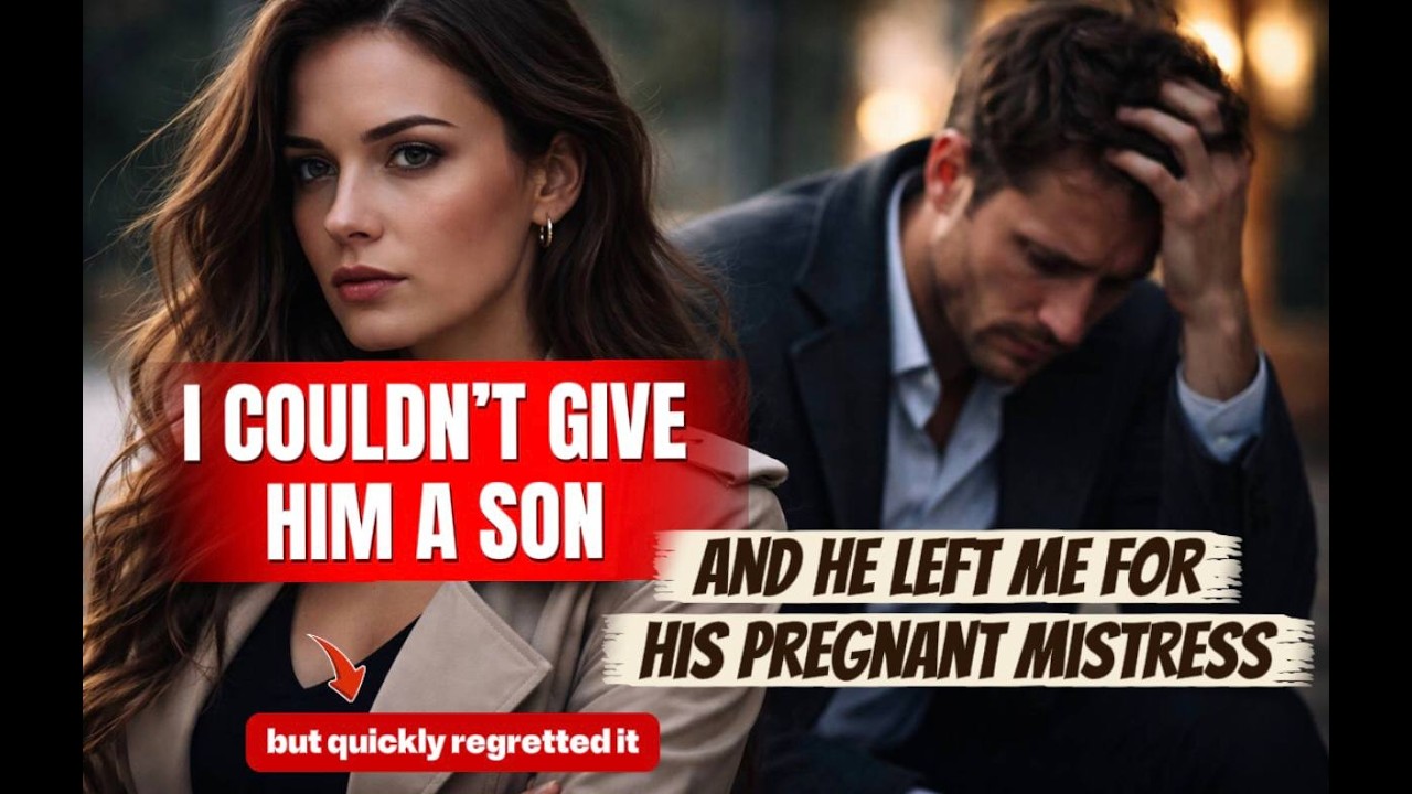 I Couldn’t Give Him a Son — He Left Me for a Pregnant Lover | But Later Realized His Mistake