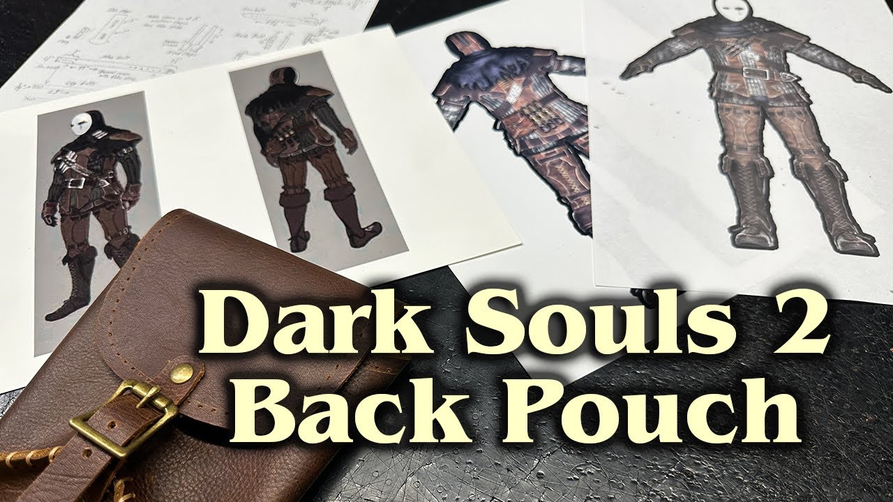 Making the Official Namco Dark Souls 2 Manikin Leather Pouch